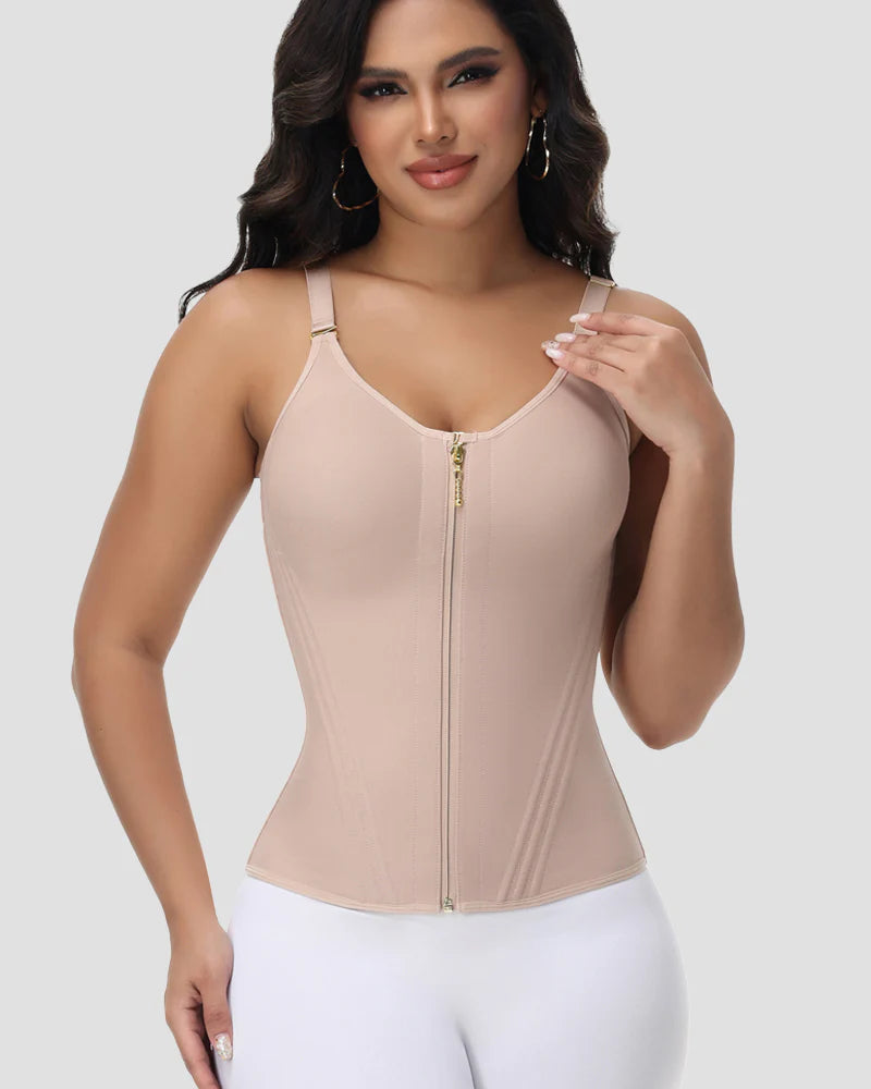 Shapshe® Fajas Colombianas Oblique Steel Bone Corset Hourglass Waist Trainer
