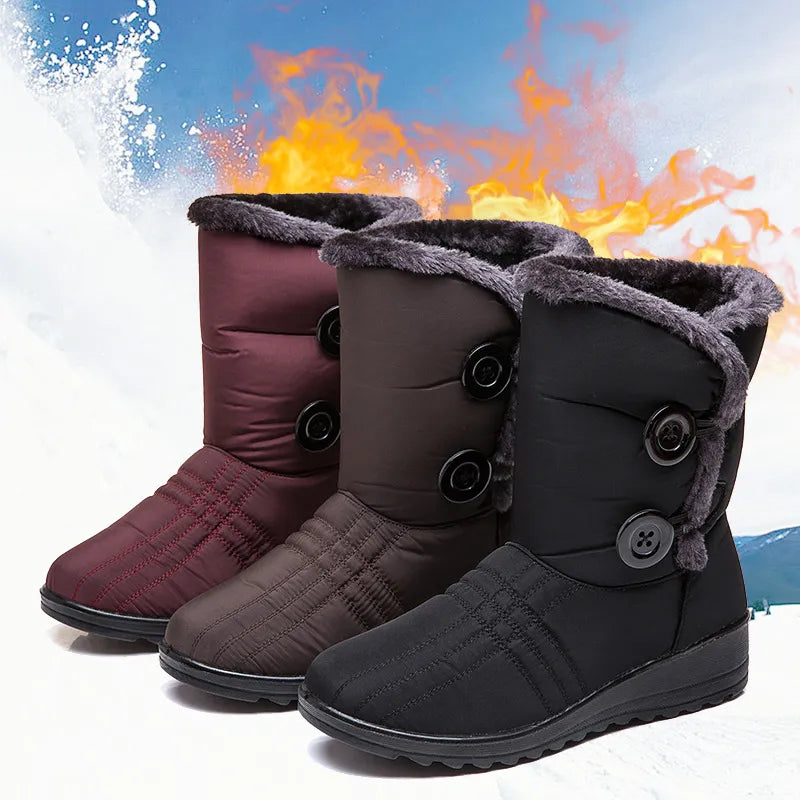 Orthostiefel - Ergonomische & wasserdichte Winterstiefel für Damen - By Qivii