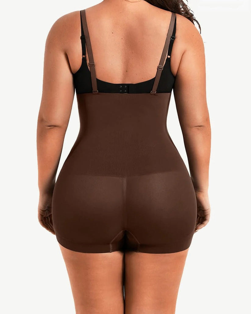 Seamless High Waisted Tummy Control Shapewear Shorts for Women with Removable Straps - By Qivii