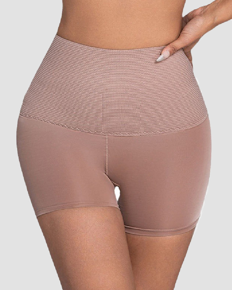 Seamless High Waist Cincher Butt Lifter Slim Tummy Control Shapewear Shorts - By Qivii