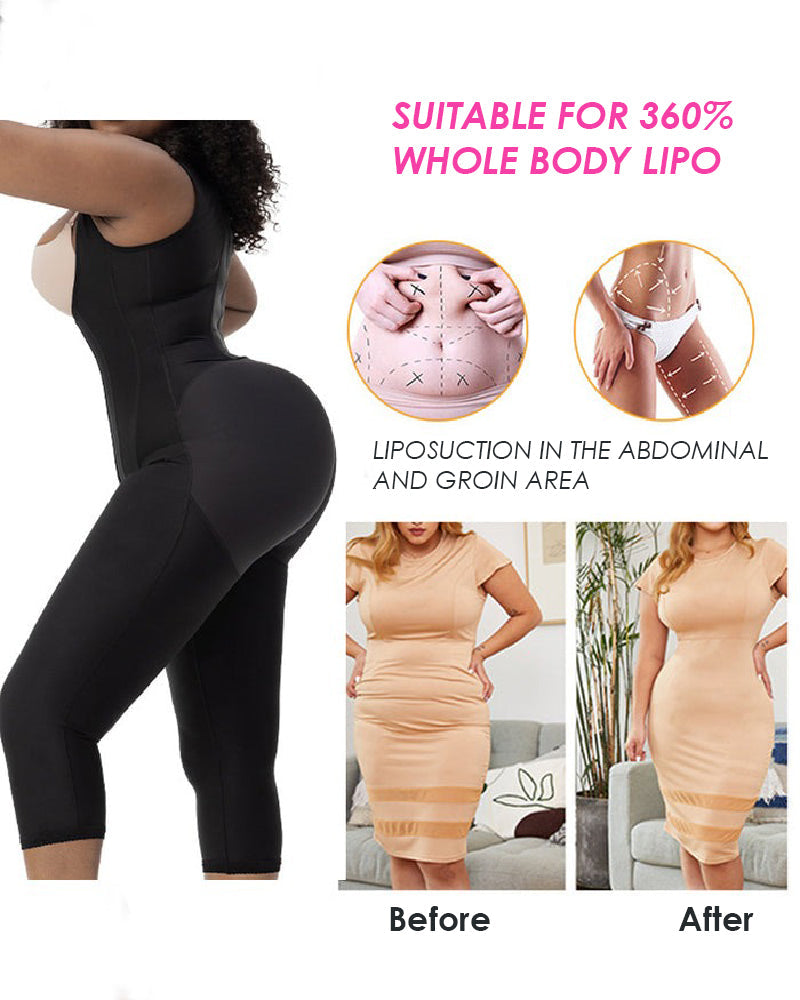 Shapshe® Firm Compression Full Body Shapewear Bodysuits for Tummy Control - By Qivii
