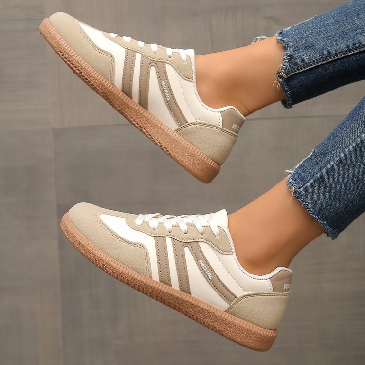 Women’s Nova Retro Colorblock Sneakers – Casual Lightweight Comfort Trainers (US5–10)