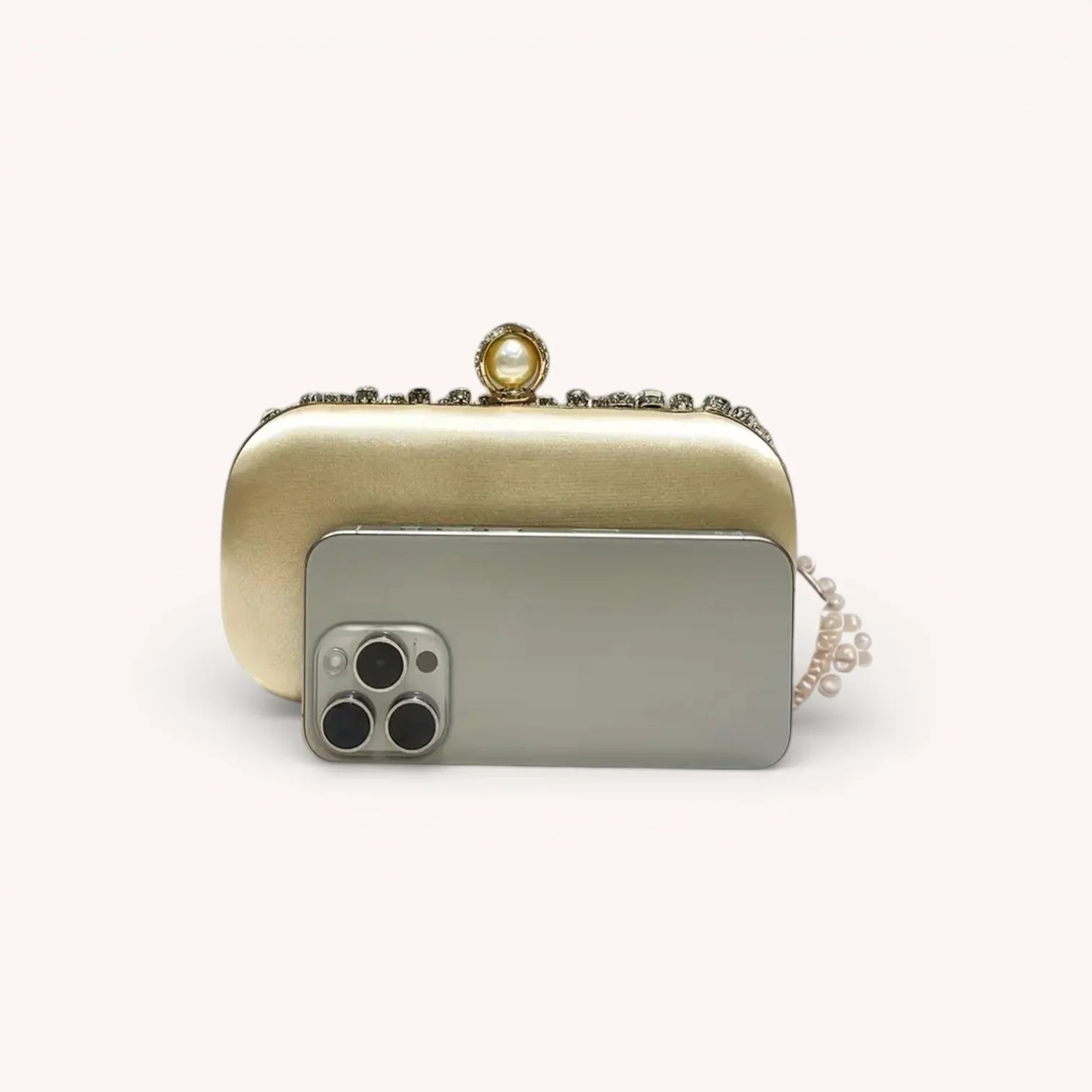 Mosaic Crystal Clutch - By Qivii
