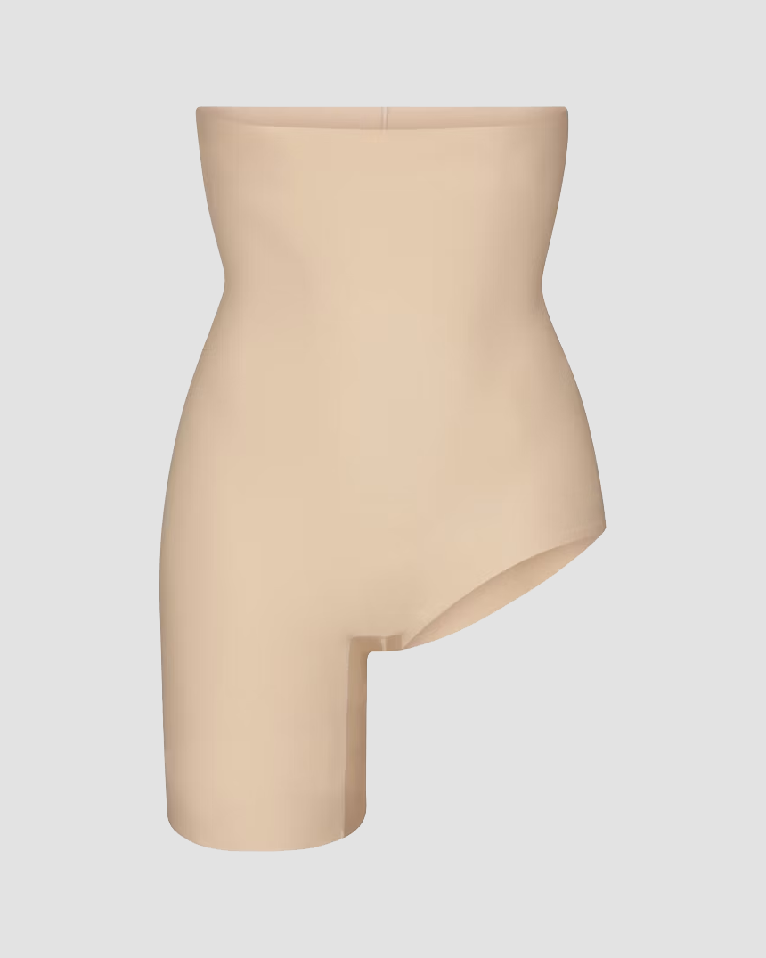 High Waist Tummy Control Left Leg Solution Shapewear Shorts - By Qivii