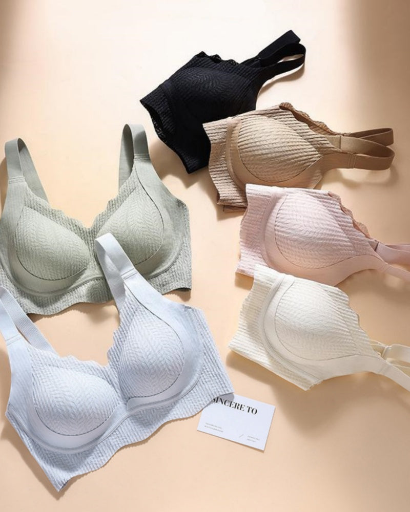 Large Size Thin Seamless Wireless Anti Sagging Bra