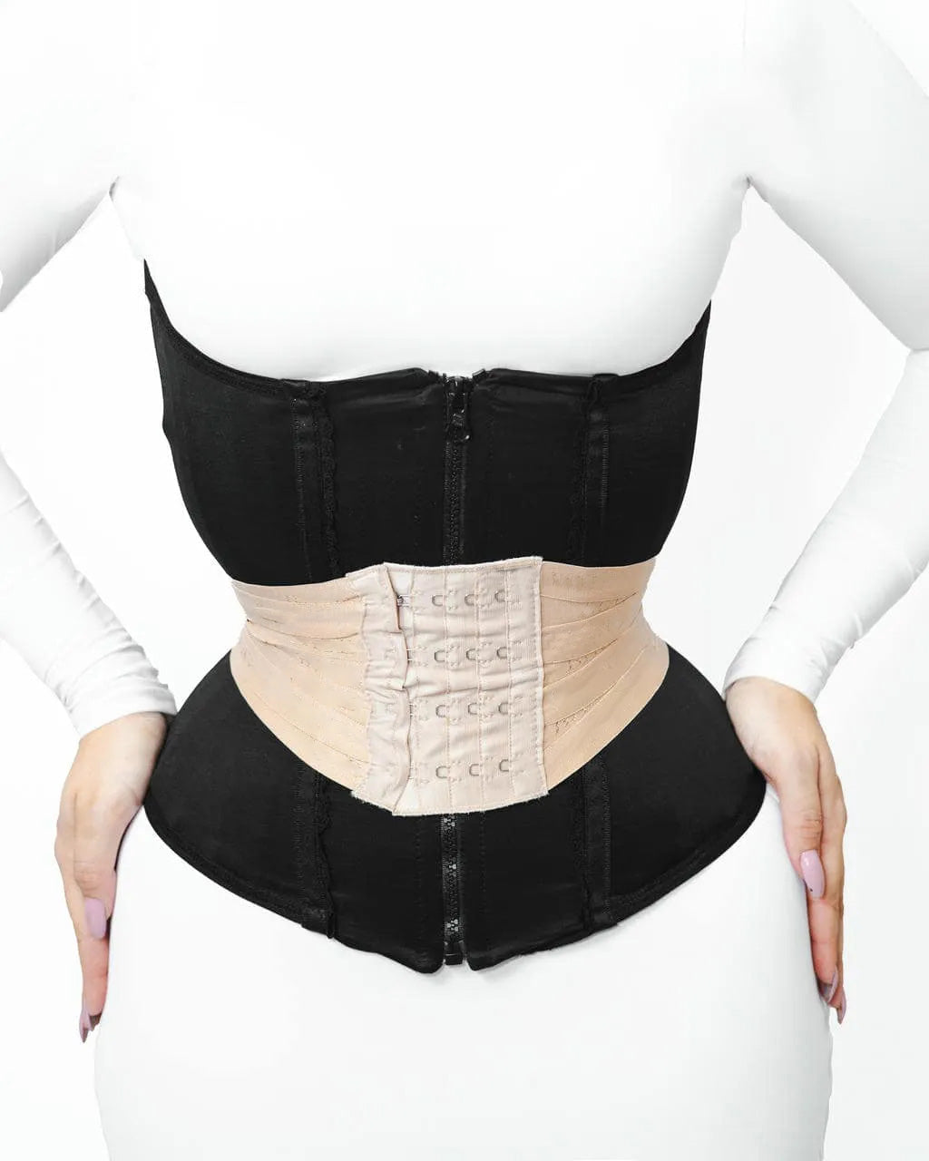 Hourglass Waist Trainer Shaping Belt: Perfect Fit with Custom Elastic