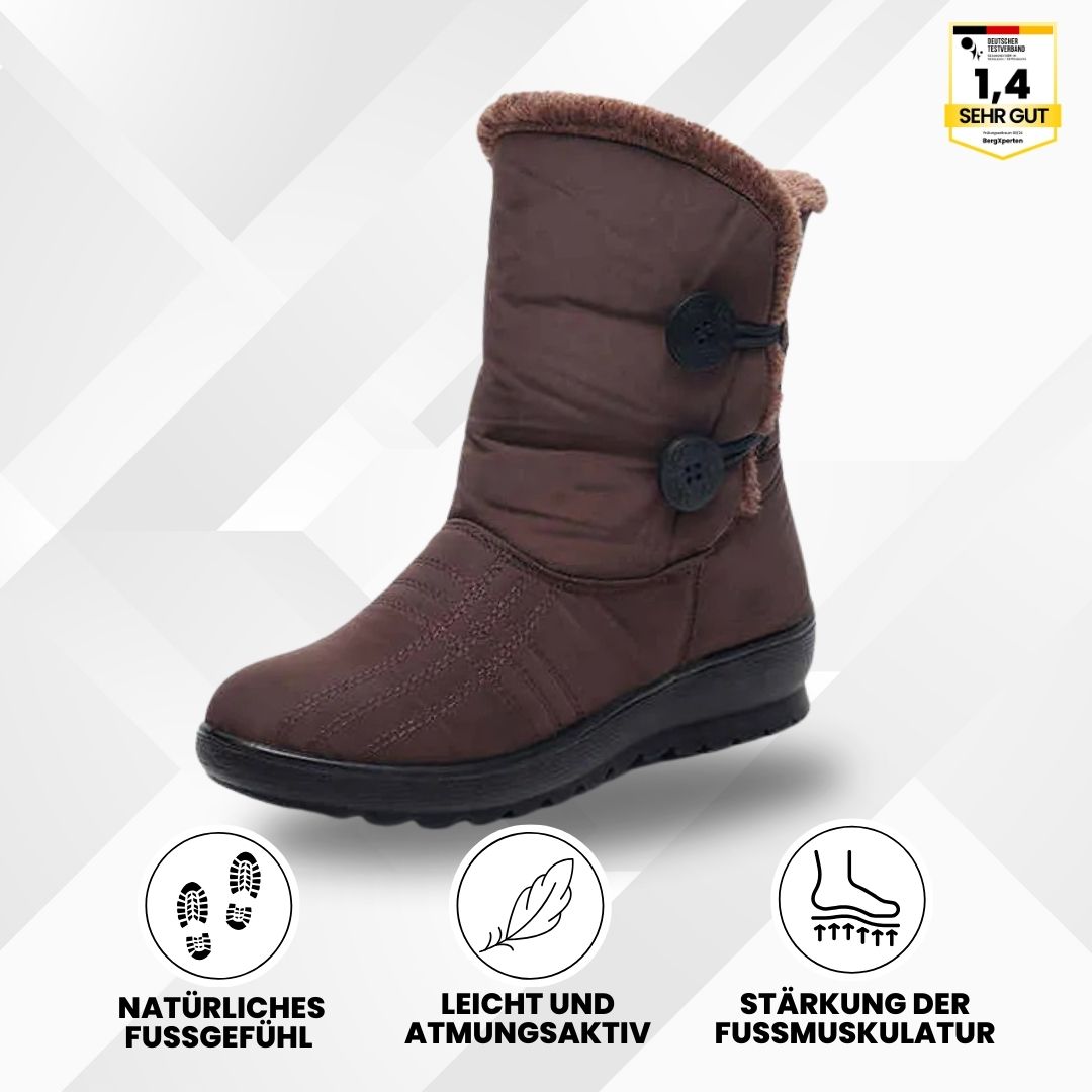 Orthostiefel - Ergonomische & wasserdichte Winterstiefel für Damen - By Qivii