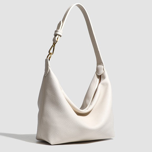 Women's Metro Pebble Hobo - Spacious Pebbled Leather Commuter - Convertible Shoulder Sling