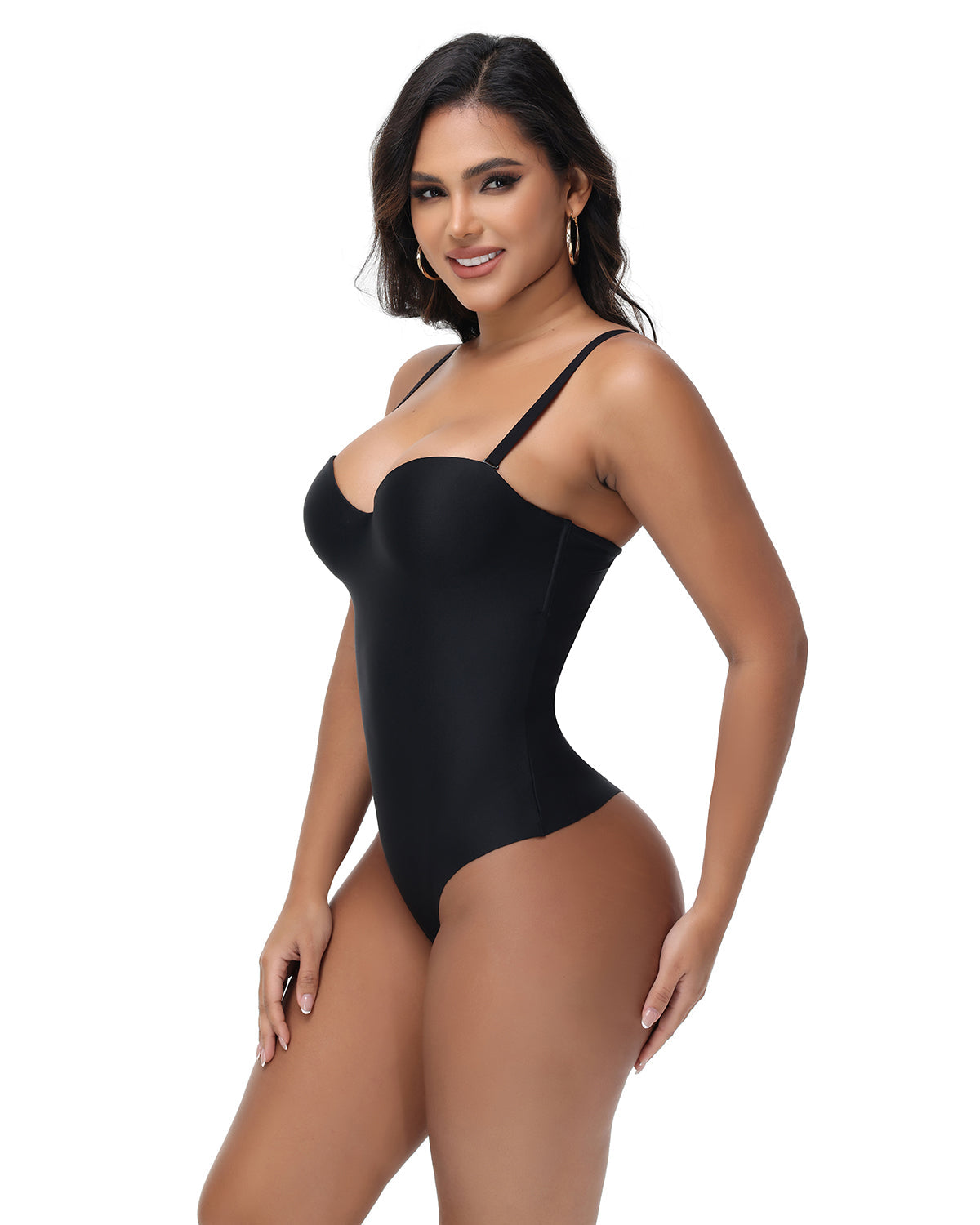 Shapshe® Soft Cup Triangle Bodysuit Tummy Control 2-in-1 Shapewear for Women