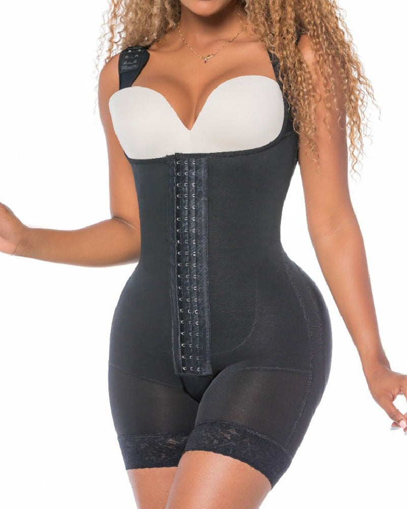 Shapshe® Open Bust Colombianas Fajas Post Surgery Butt Lifter Tummy Control Shapewear - By Qivii