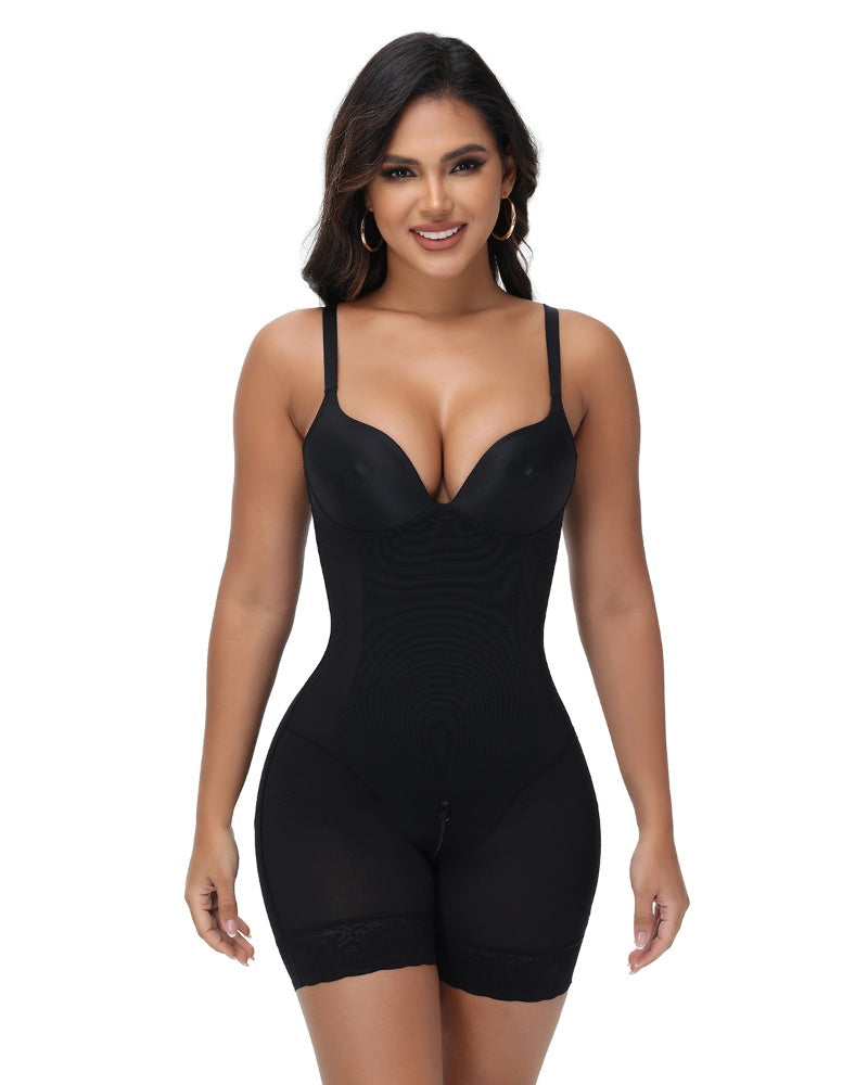 Shapshe® Sexy Nipple Bra Tummy Control Shapwear Bodysuit