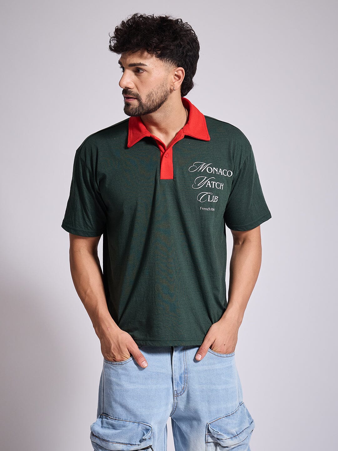 Olive Yatch Club Polo Tshirt