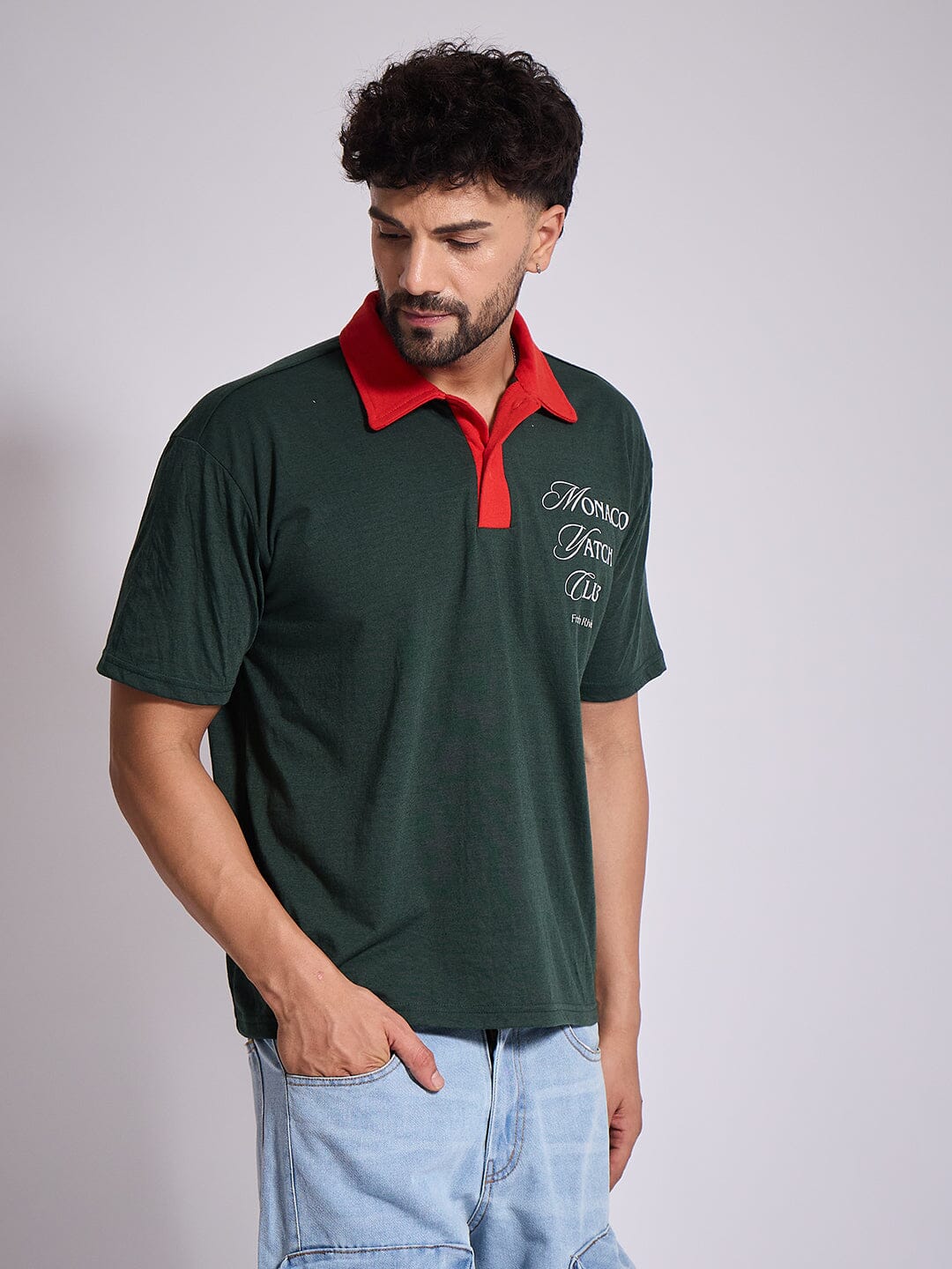 Olive Yatch Club Polo Tshirt