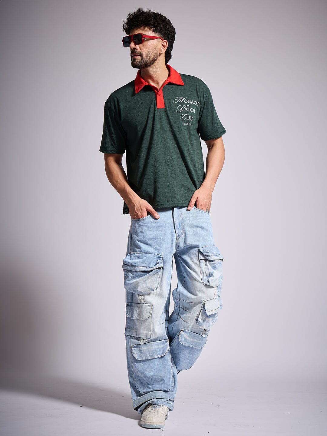 Olive Yatch Club Polo Tshirt