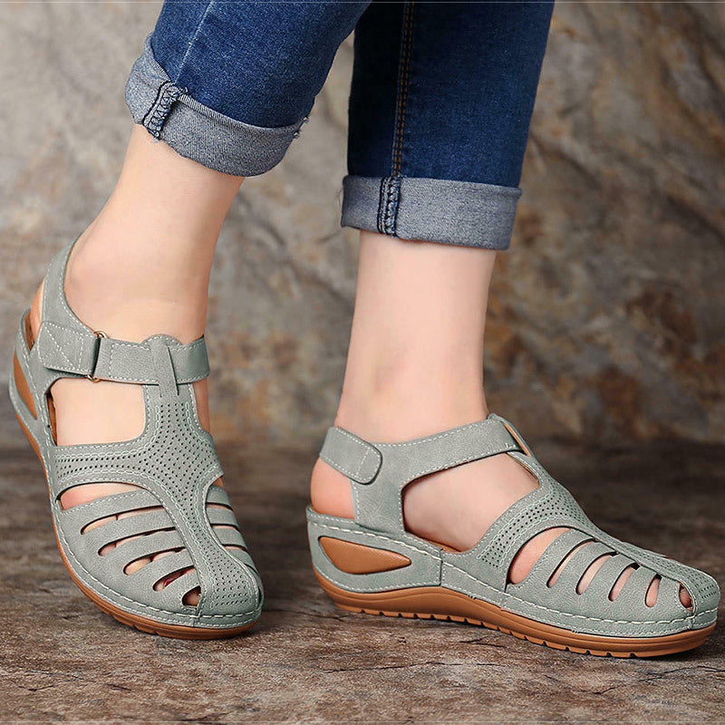 Leni – Komfort Sandalen mit sanfter Erhöhung - By Qivii