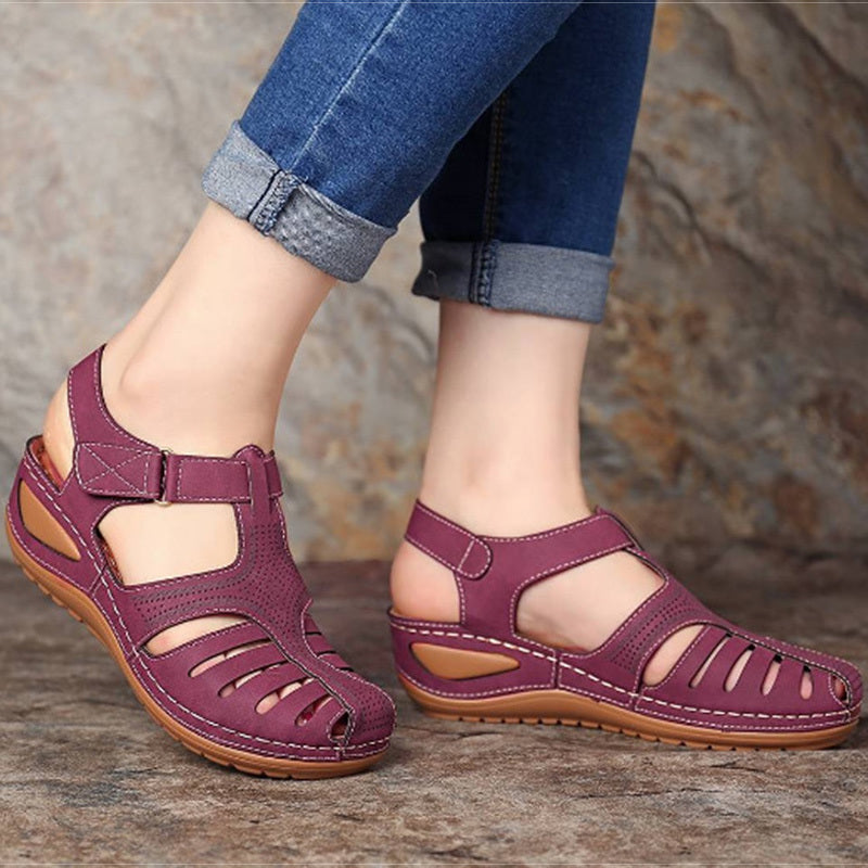 Leni – Komfort Sandalen mit sanfter Erhöhung - By Qivii