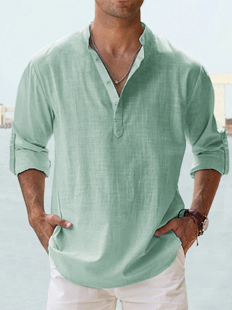 Adonis Linnen Shirt - By Qivii