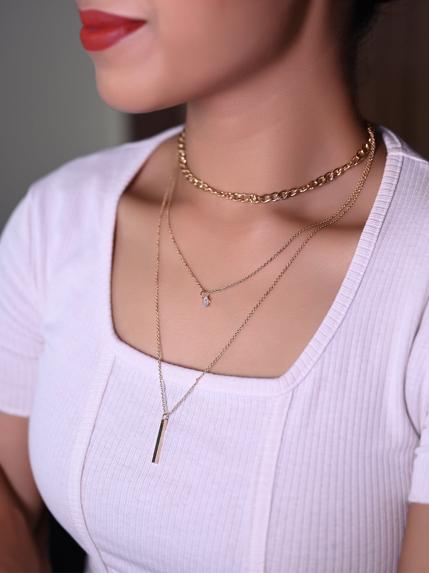 Marina Triple Layer Chain - qivii