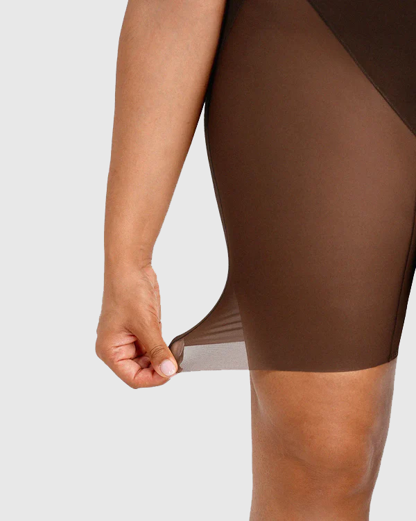 High Waist Mid-Thigh Breathable Mesh Butt Lifting Shorts