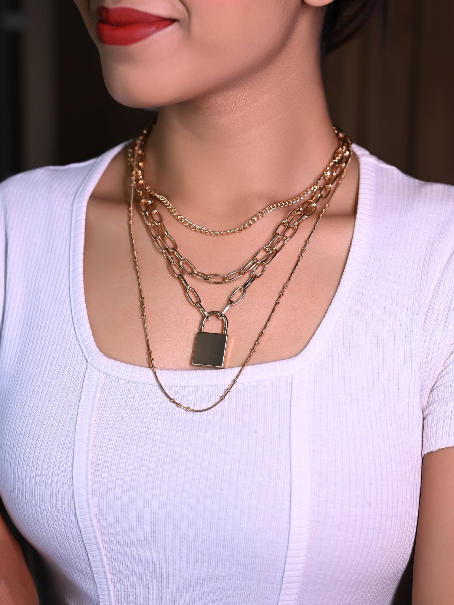 Ella Funky Lock Chain - qivii