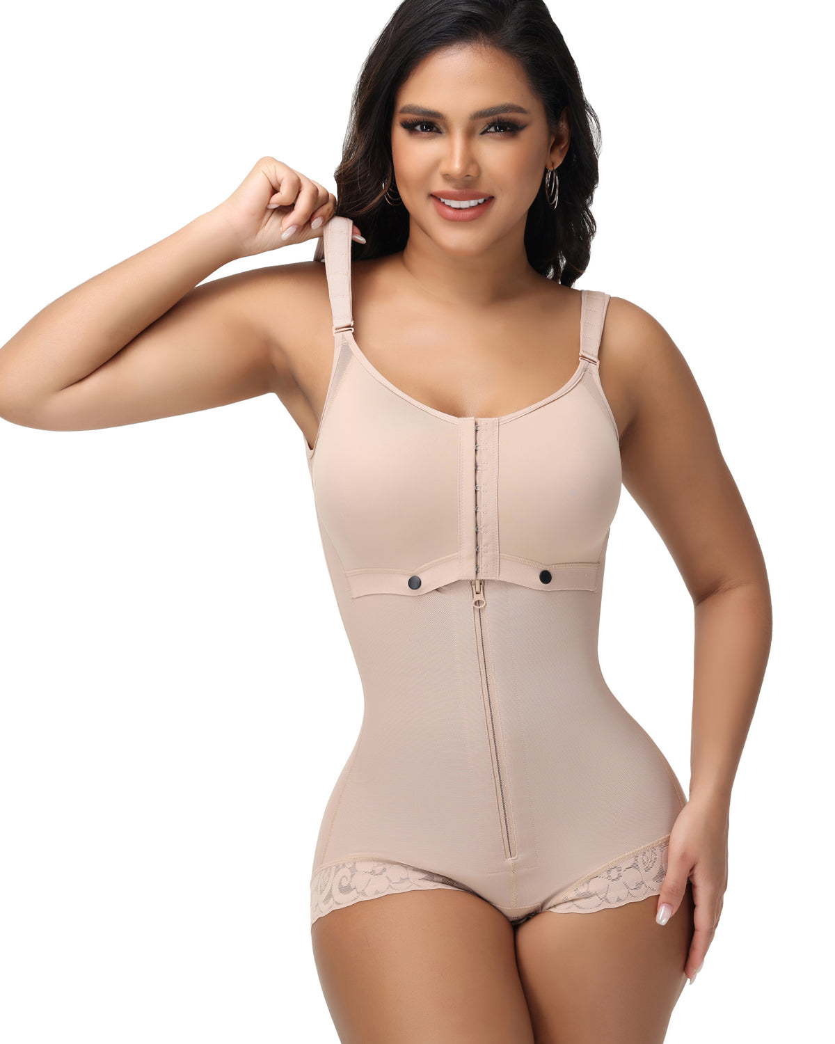 Shapshe® Fajas Colombianas Front Zipper Tummy Control Body Shaper(Pre-Sale)