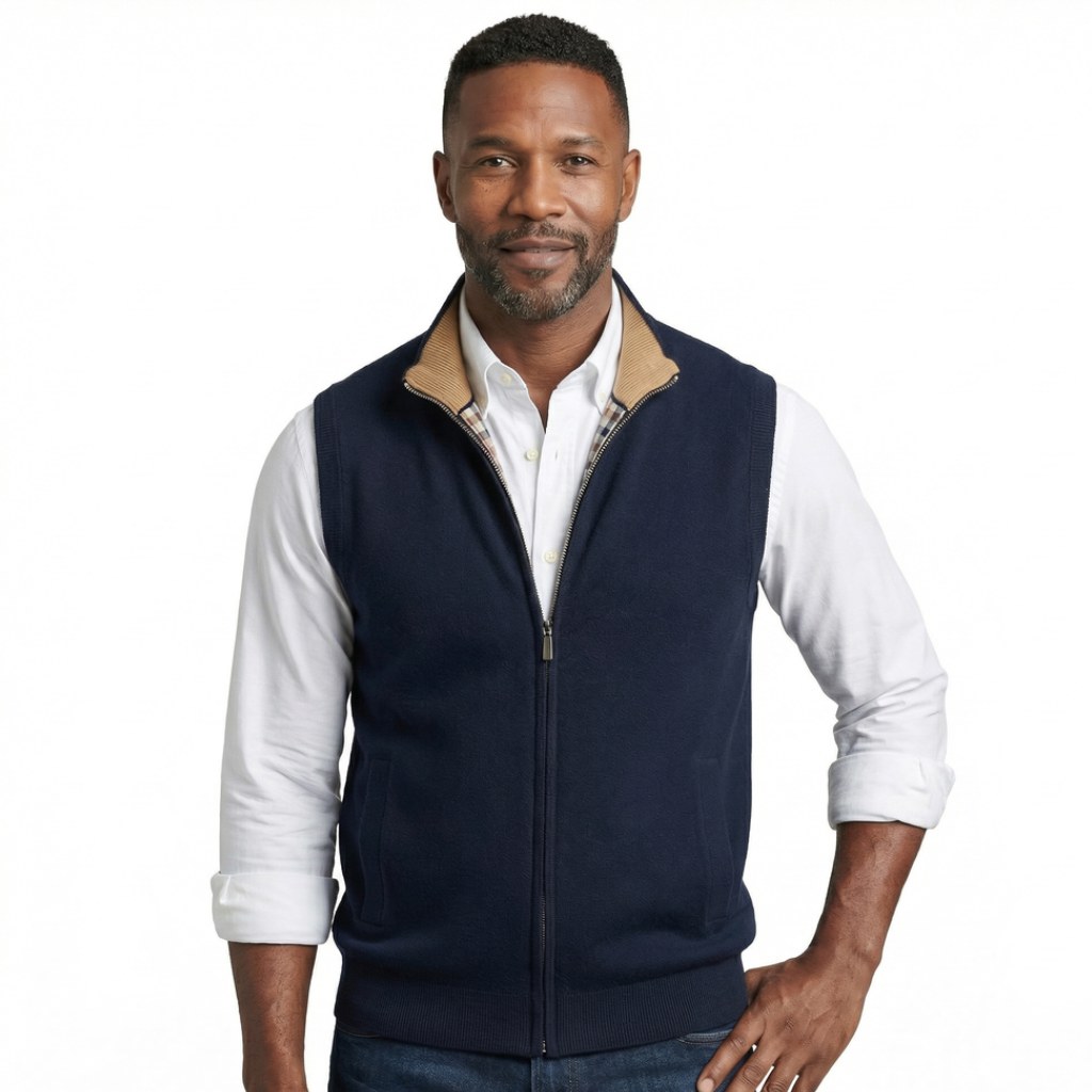 Arden Wool Zip Vest