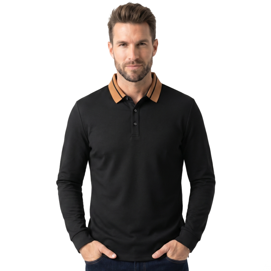 Carter Long-Sleeve Polo