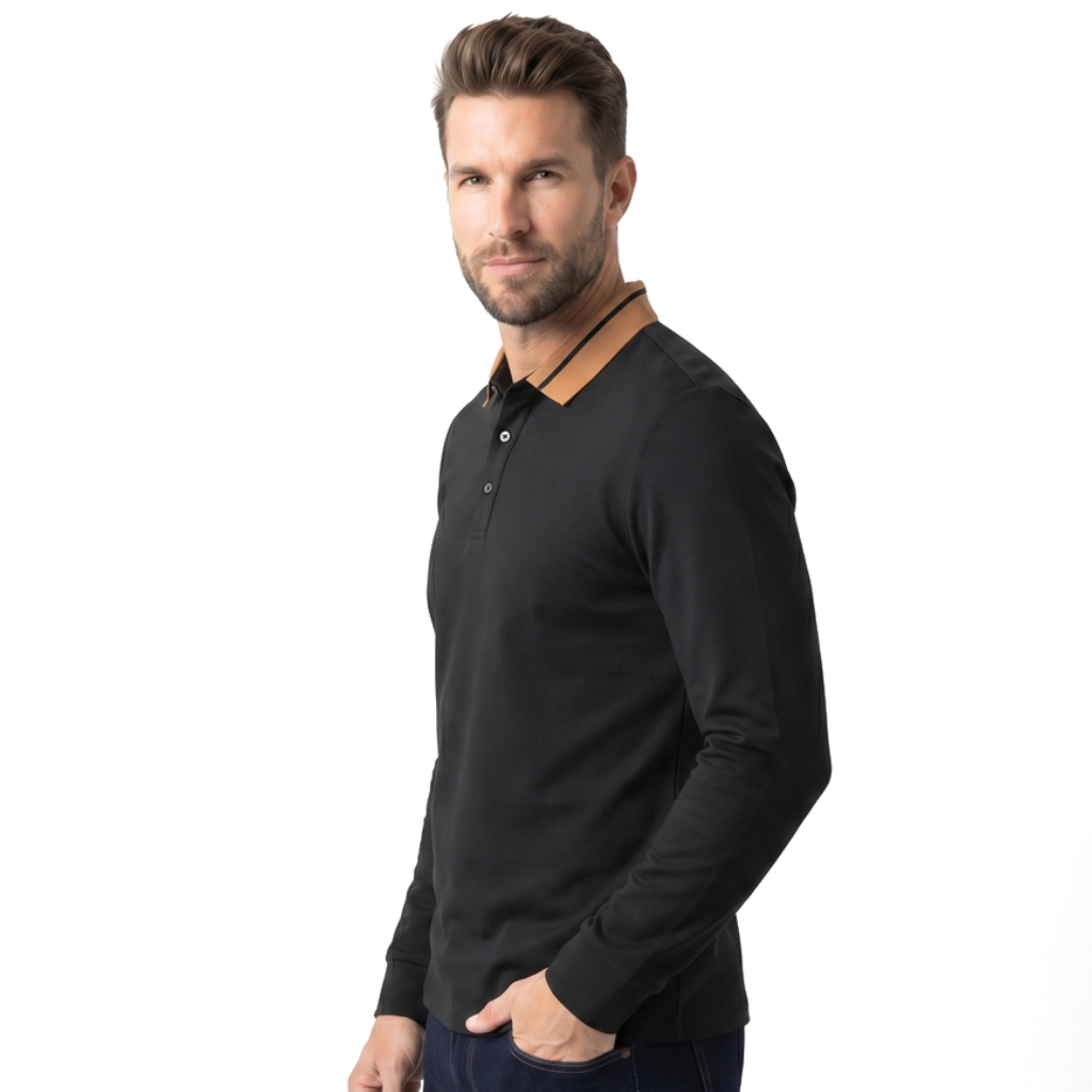 Carter Long-Sleeve Polo