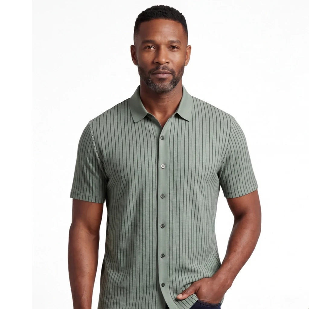 Andrew Striped Short Sleeve Shirt