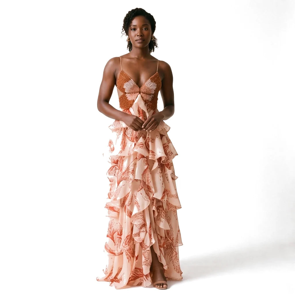 Valeria Tiered Ruffle Dress