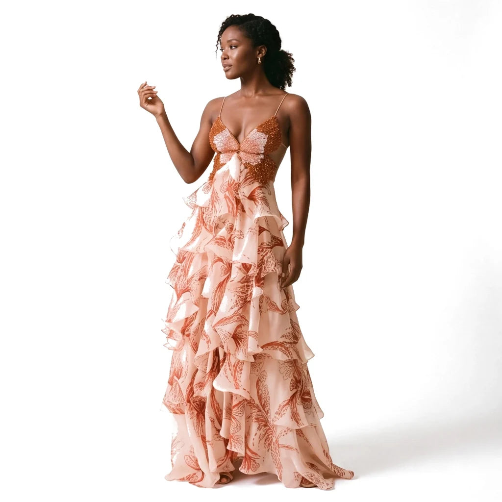 Valeria Tiered Ruffle Dress