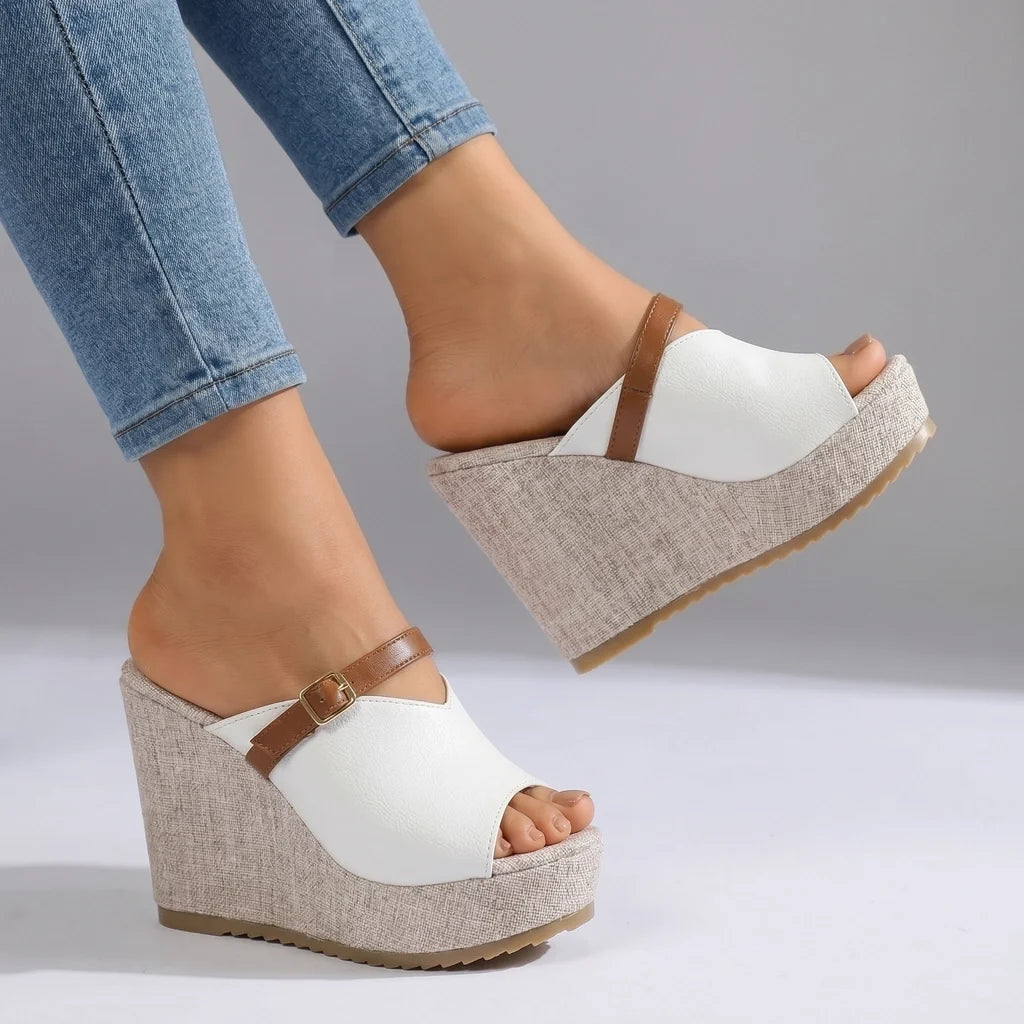 Mira Mini Strap Wedges