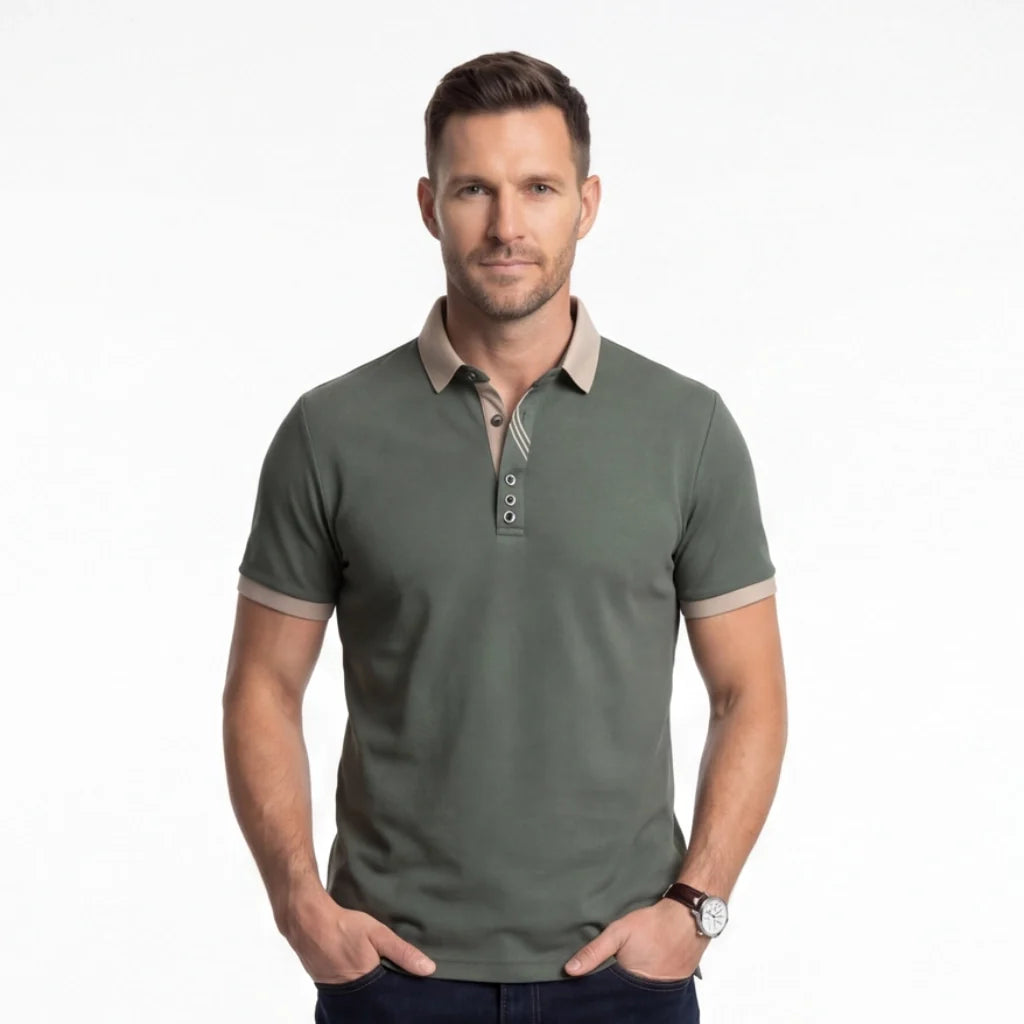 Lennon Stripe Polo