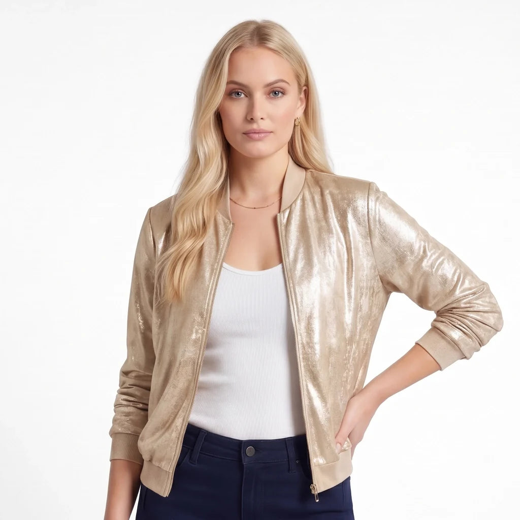 Olivia Zip-Front Jacket