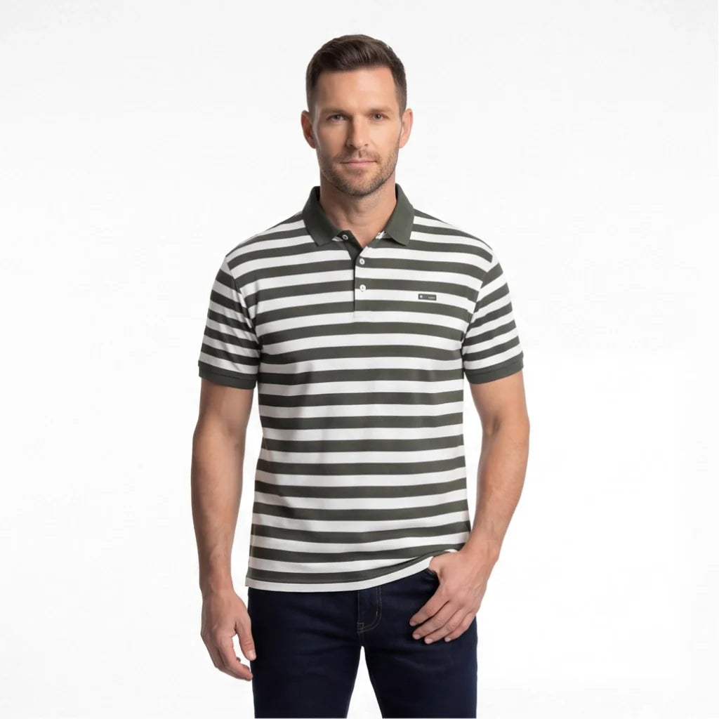 Robert Stripe Polo