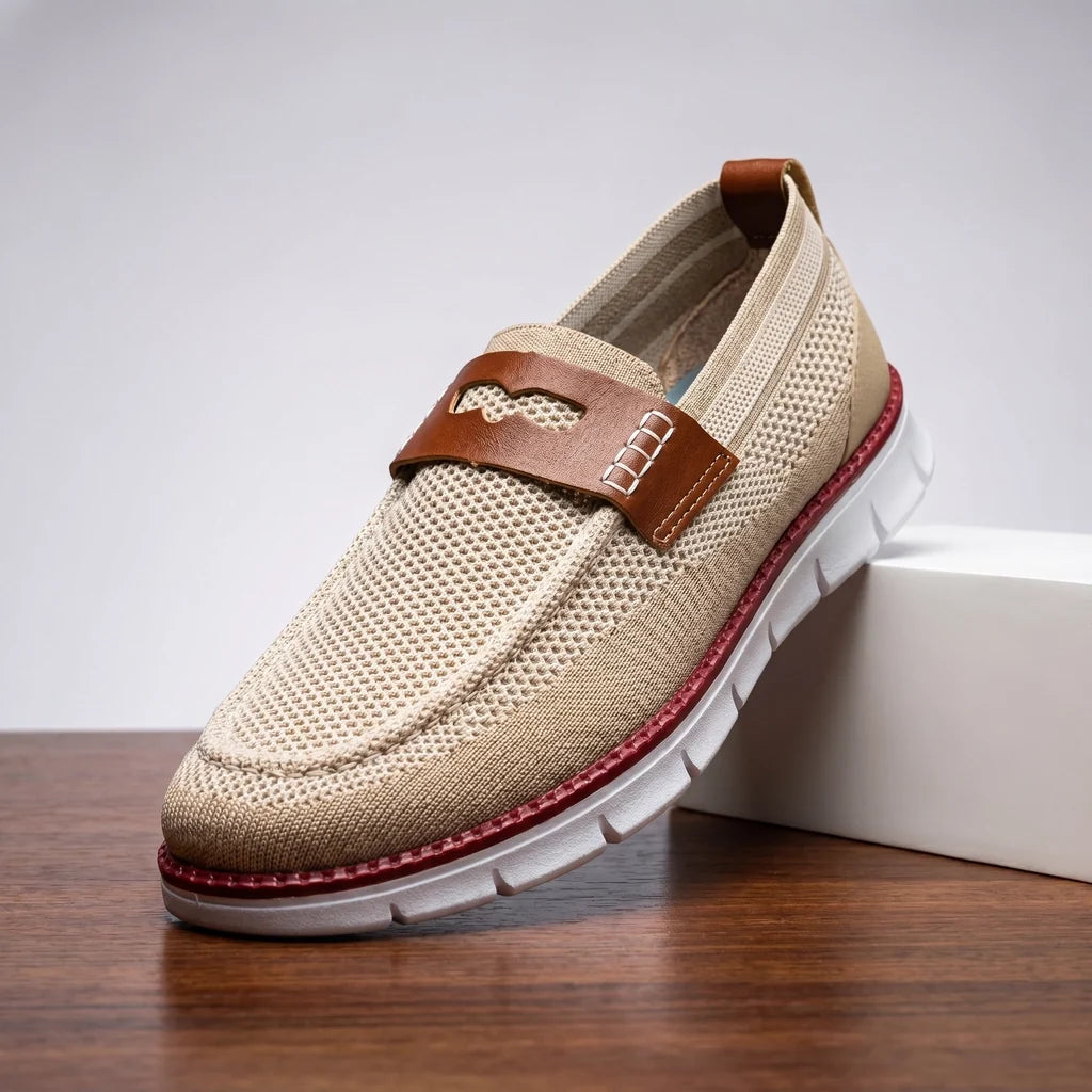 Bill Mesh Knit Loafers