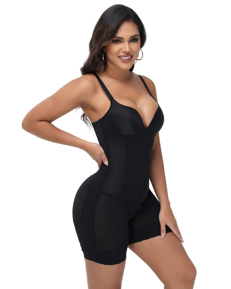 Shapshe® Sexy Nipple Bra Tummy Control Shapwear Bodysuit
