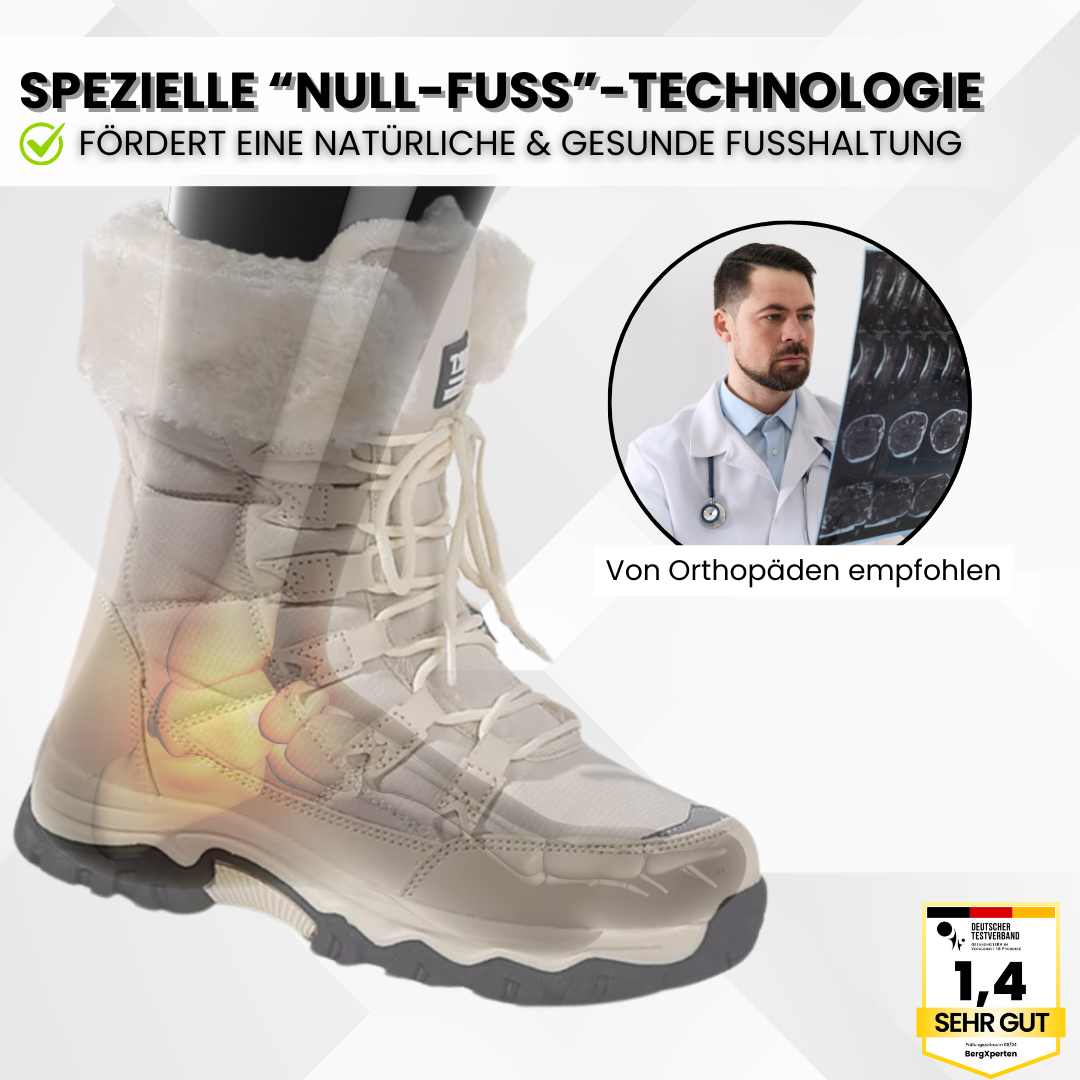 OrthoPolar - Schmerzlindernde, wasserdichte, isolierte Stiefel für Herbst und Winter - By Qivii