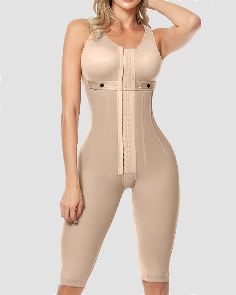 Shapshe® Women's High Compression Boned Tummy Control Fajas Thigh Post Surgery Shapewear - By Qivii