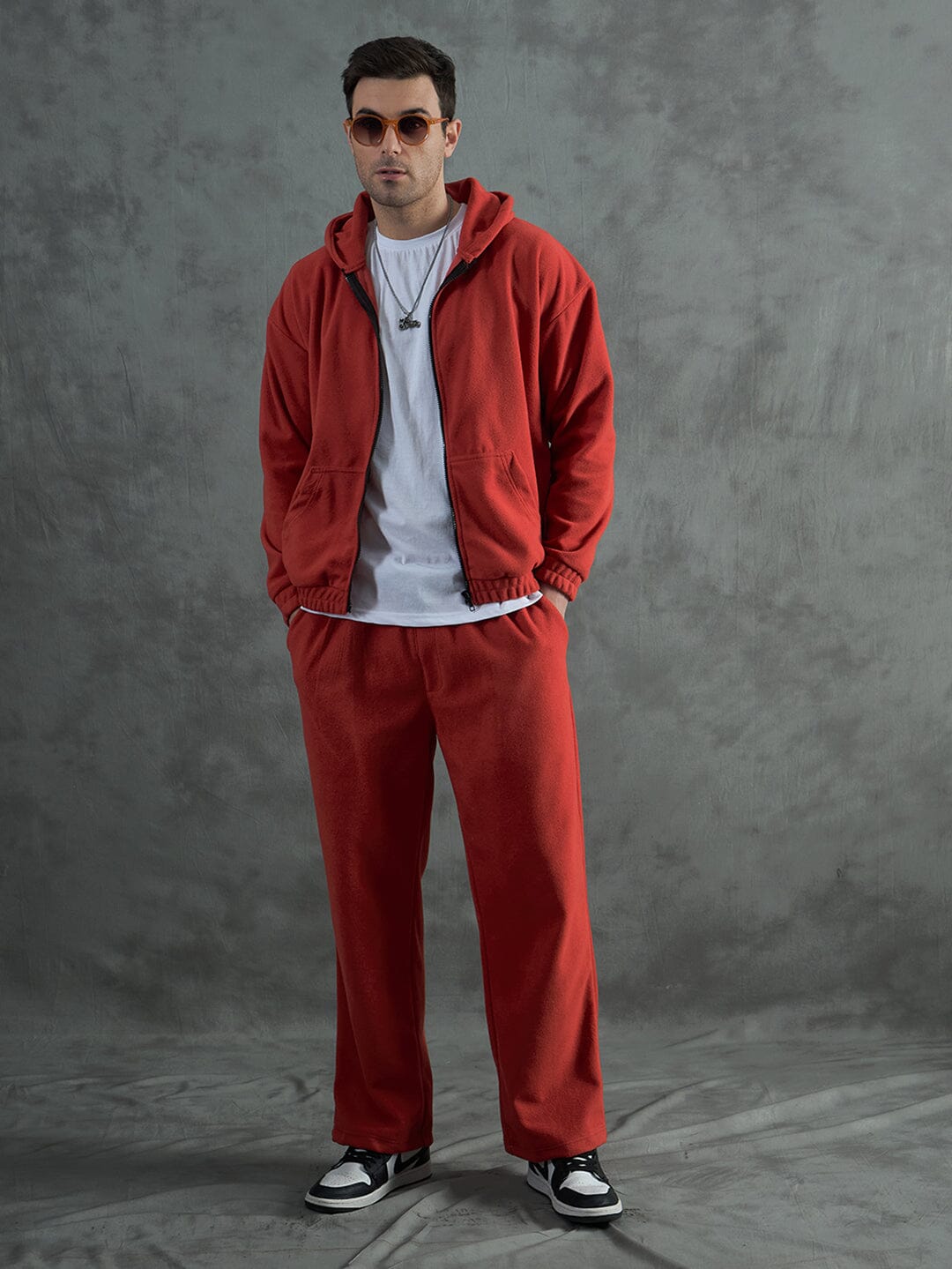 Orange Inmate Polar Fleece Hoodie