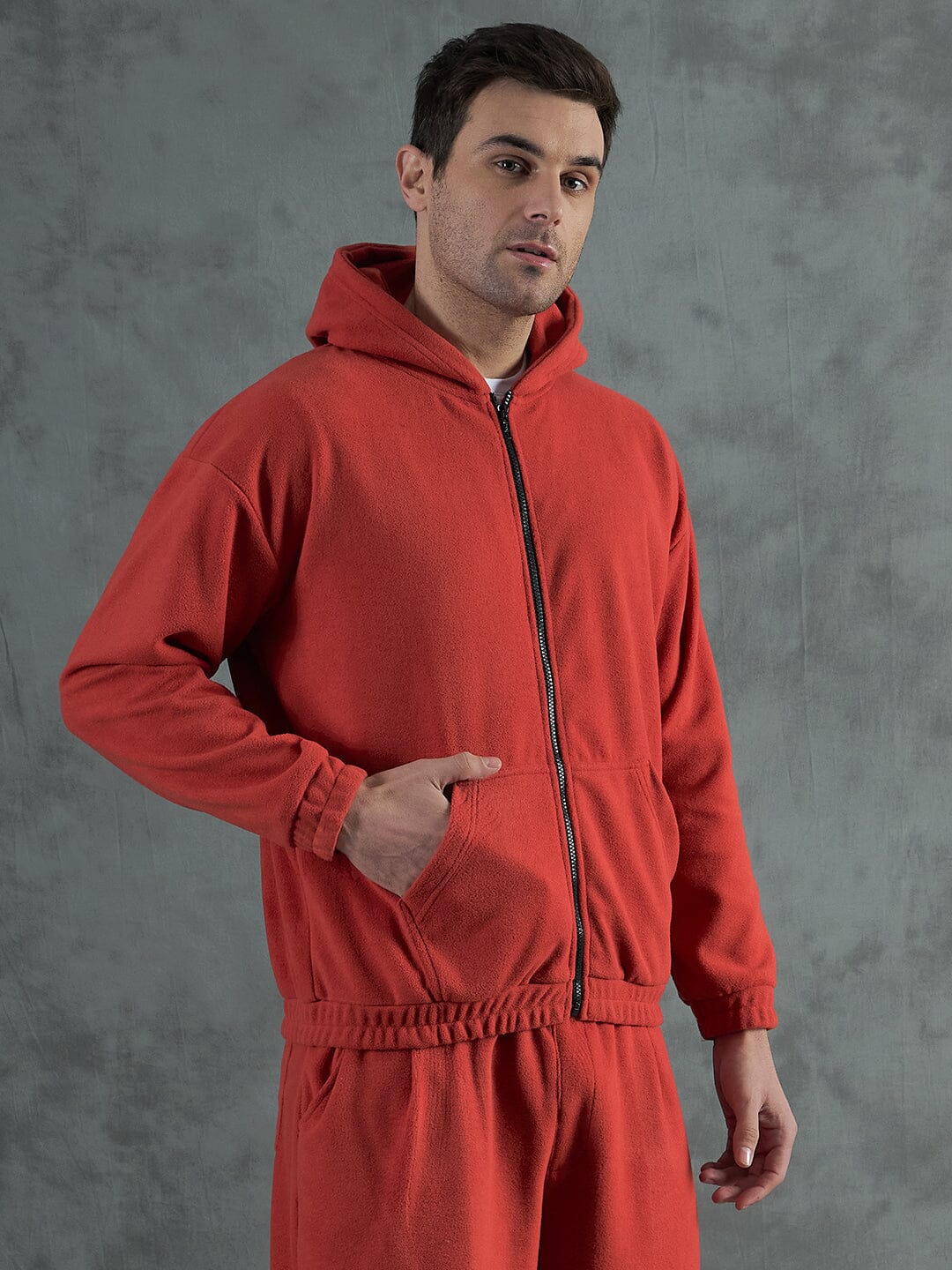 Orange Inmate Polar Fleece Hoodie