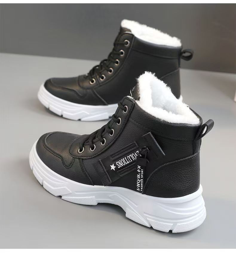 Women's Alpine Waterproof Winter Boots - Fleece-Lined Combat Snow Boots with Non-Slip Lug Sole (US 4-8.5)