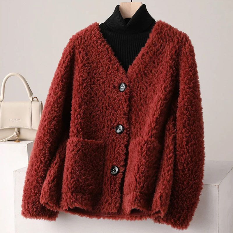 Miranda Couture Shearling Jacket - By Qivii
