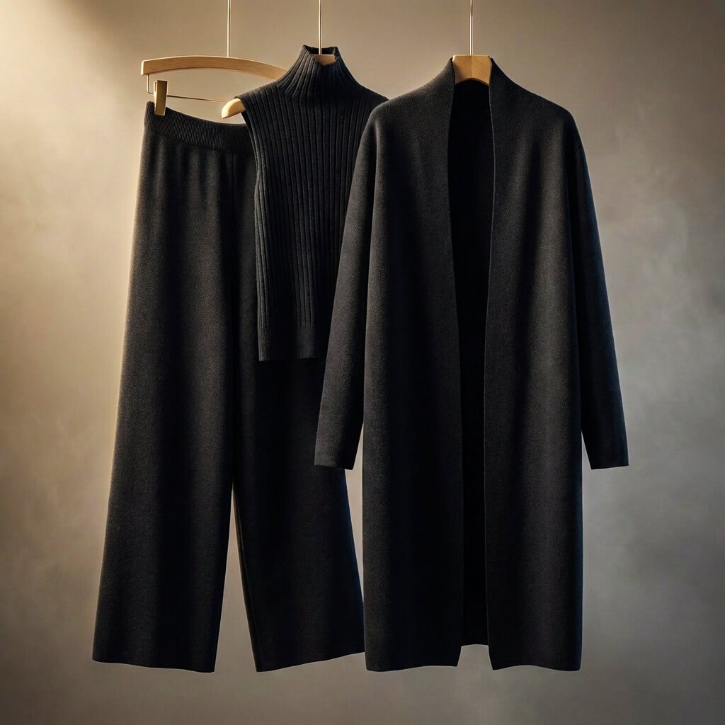 Ariana Prestige Virgin Wool Set - By Qivii