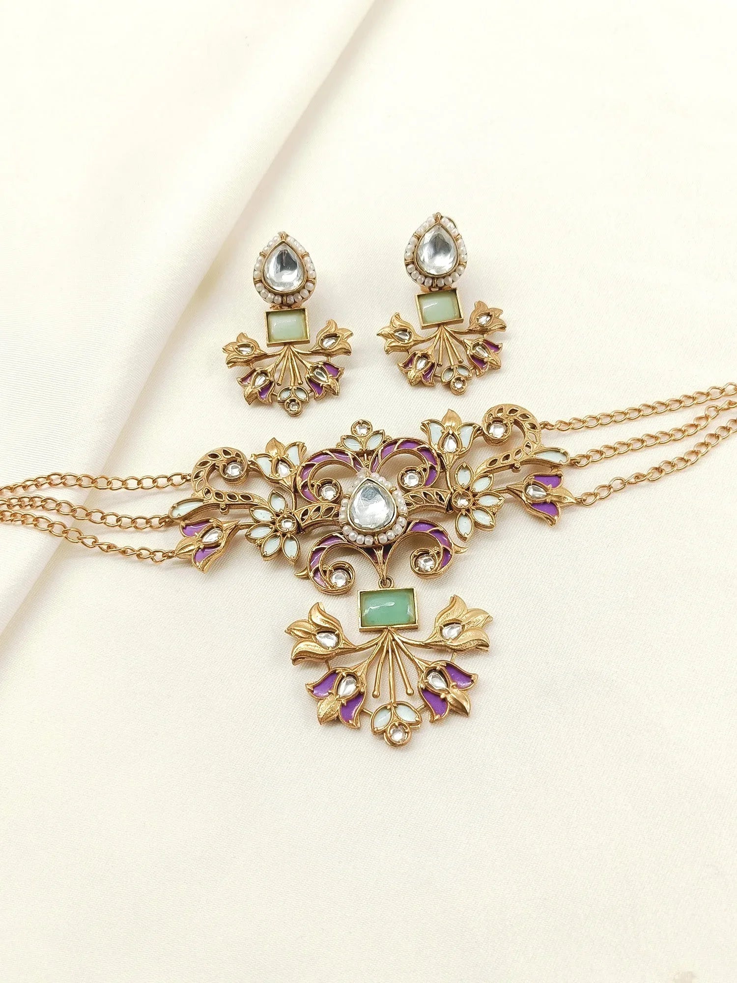Yashwani Multi Colour Boutique Choker Set