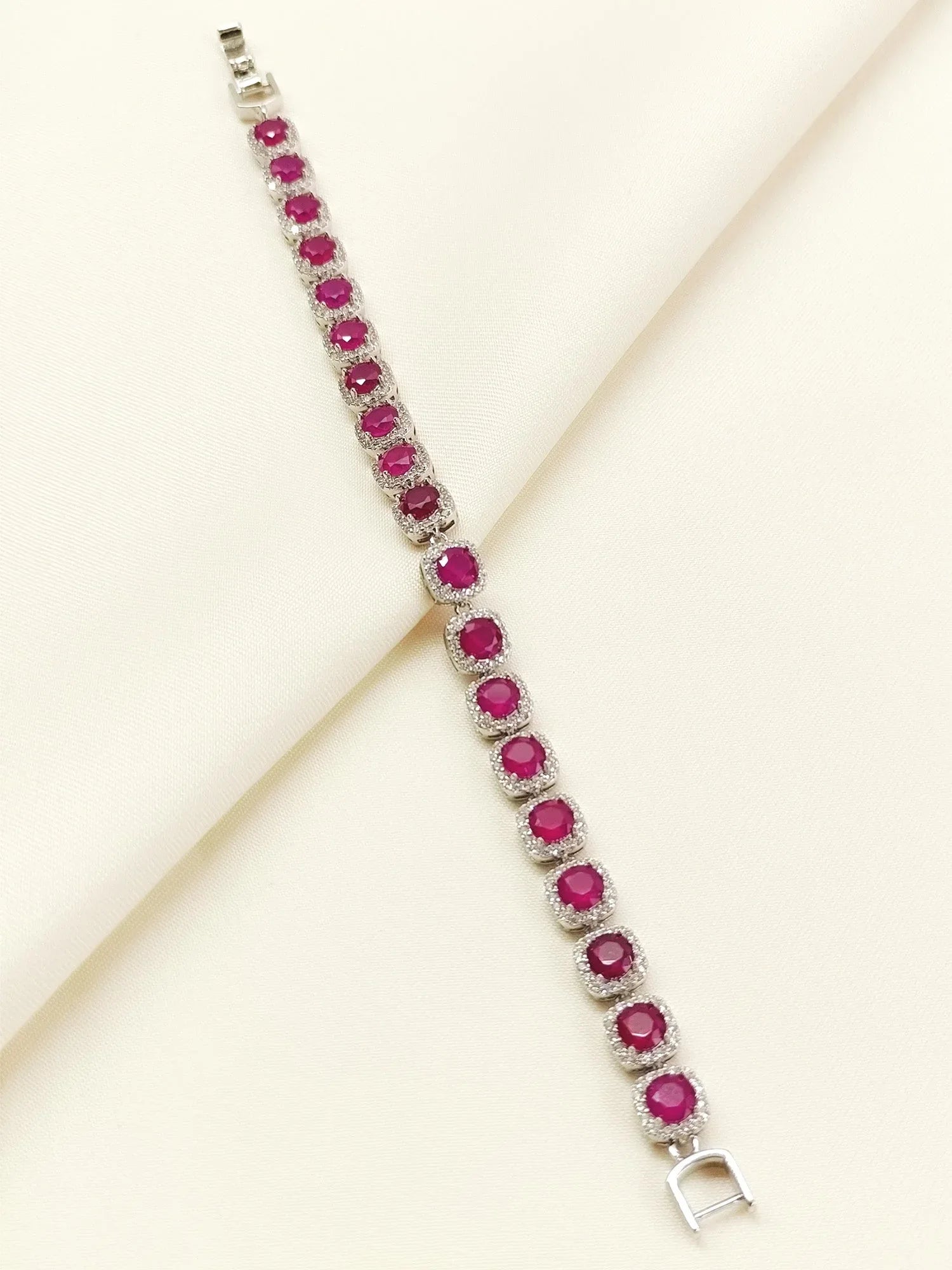 Lauren Ruby American Diamond Bracelet