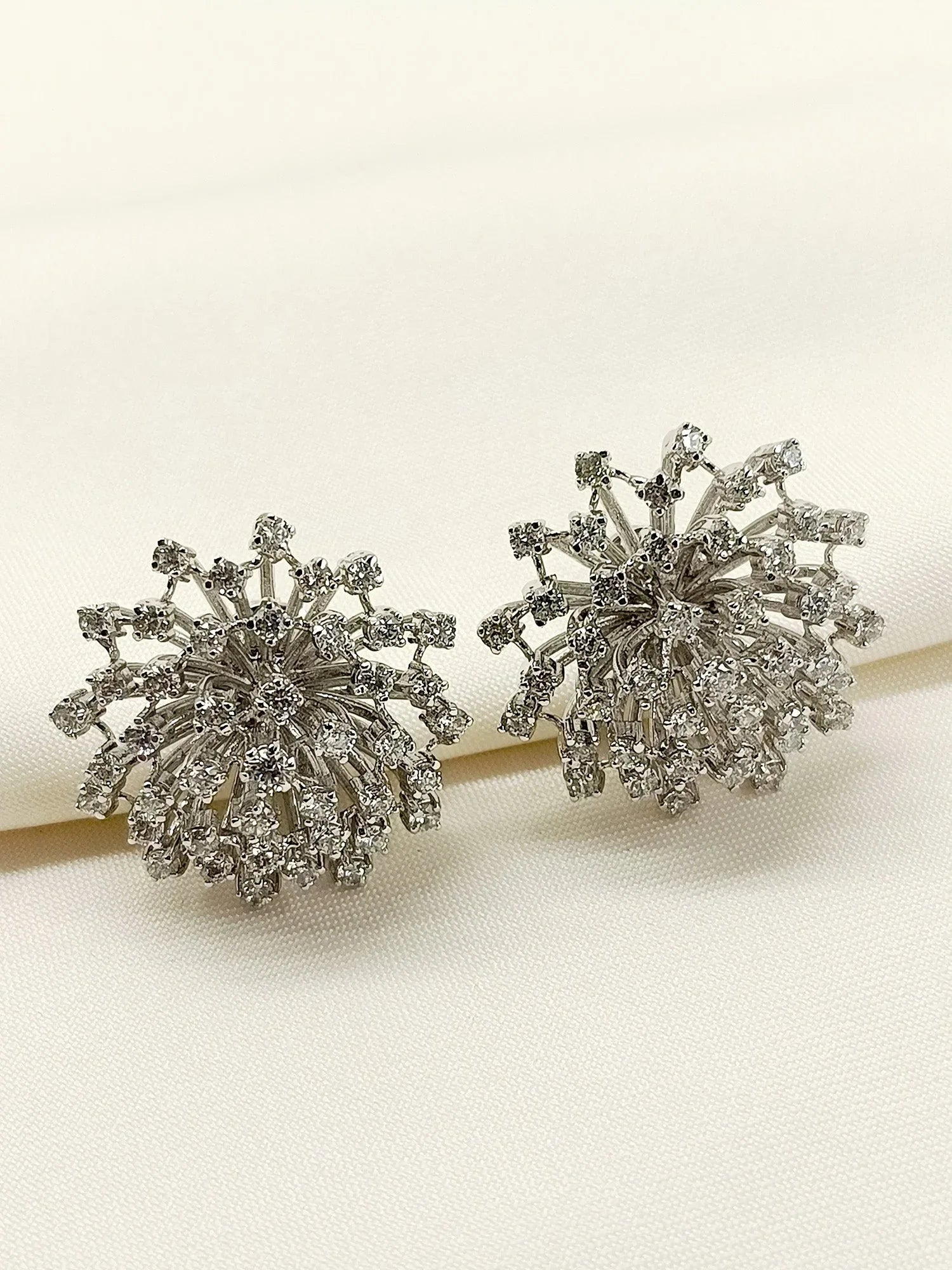 Priyal 92.5 Silver Swarovski Stone Tops