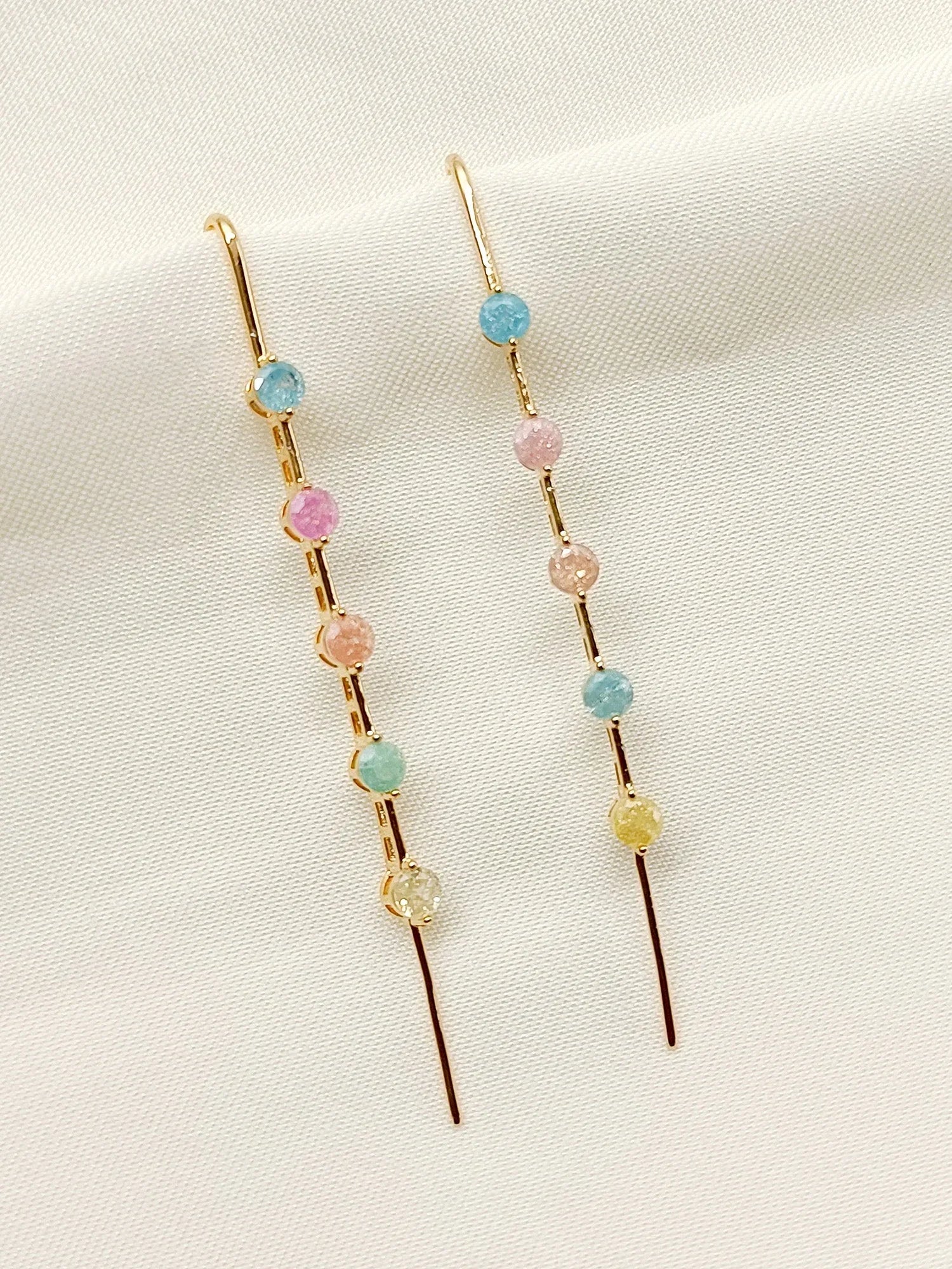 Adara Multi Colour American Diamond Earcuff