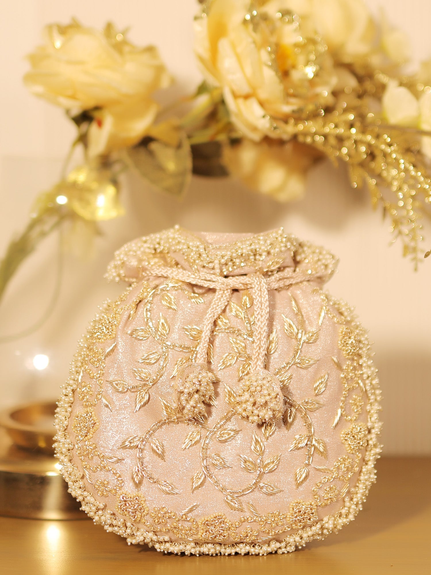 Marissa Pink Potli Bag