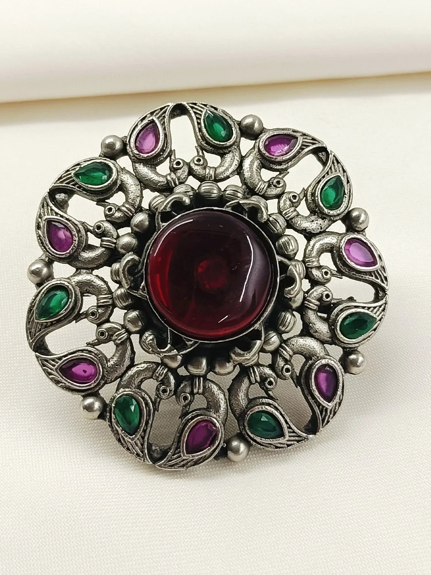 Dax R&G Oxidized Finger Ring